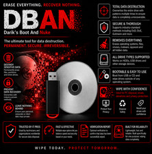 DBAN Hard Drive Eraser | LIVE USB & CD | Nuke, Remove, Destroy, Drives | LATEST picture