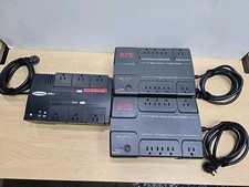 2 APC Back-UPS 550 BE550R 8-Outlet + CyberPower 425 Uniterruptible Power Supply picture