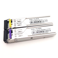 A Pair of 1.25G SFP Bidi Transceiver Module 80KM LC Singlemode Single Fiber picture