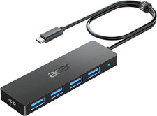 Adaptador Hub de 4 puertos USB tipo C a USB 3.0 para MacBook Pro iMa picture