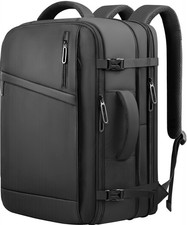 Naukay Travel Backpack,50L Expandable Carry on Backpack for 17.3 Inch, Black picture