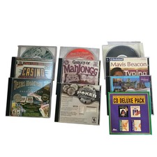 10 - Vintage PC CD-ROM -  Computer Software Games and Productivity CDs picture