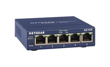 NETGEAR GS105 ProSafe 5-Port Gigabit Desktop Switch with adapter picture