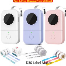 Phomemo D30 Label Maker Machine Portable Bluetooth Mini Thermal Label Printer picture