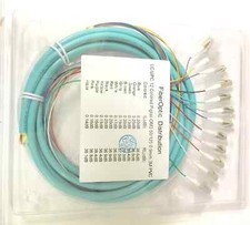 3m 12 Fibers Pigtail LC UPC 50/125 Multimode OM3 12 core Fiber Optic Pigtail-938 picture