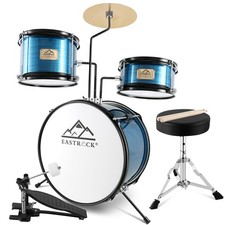 EASTROCK Drum Set, 3 Piece 14'' Drum sets for Drummer,Beginner, Drum Set with Ad picture
