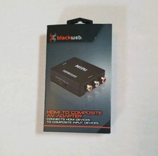 Blackweb HDMI To Composite AV Adapter 1080p NIB BWA18AV004 picture
