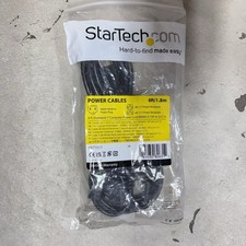⁠StarTech 6ft Computer Power Cord Y Splitter NEMA 5-15P to 2x C13 PXT101Y NEW picture