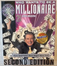 Who Wants to Be a Millionaire 2nd Ed, Vintage PC Big Box, CD-ROM Win95/98 picture