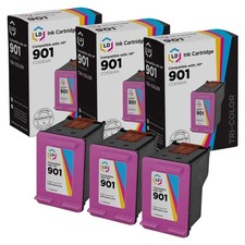 LD Replacement Ink Cartridges Fits for HP CC656AN (HP 901) Tri-Color 3pk picture