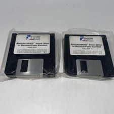 Parsons Technology- Announcements Deluxe Edition for Macintosh on 3.5” Floppy  picture