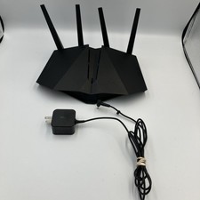 ASUS Dual-Band WiFi 6 Gaming Router RT-AX82U AX5400 w OEM Adapter |Factory Reset picture