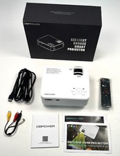 DBPOWER LED Light Source Smart Mini Projector Model T20 SKU: PJ0703 Tested EUC picture