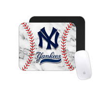 Yankees Baseball Mouse Pad | NY Desk Mat Gift for Sports Fans Office Decor picture