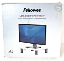 Fellowes Standard Monitor Riser 13 1/8 x 13 1/2 x 2 Platinum/Graphite 91712 picture