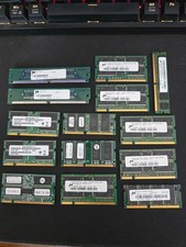 Lot of 14 Mixed Legacy RAM Modules Micron Viking DDR SDRAM ECC SODIMM Tested picture