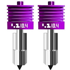 2 Pcs 0.4mm Hotend Nozzle for 3D Printer A2L H2D H2S H2C X2D P2S picture