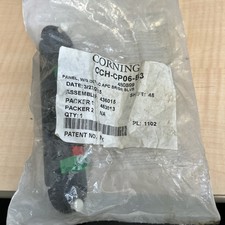 Corning CCH-CP06-B3 Panel 3 LC Singlemode, Duplex, 6 Fiber OS2, APC Polish *NEW* picture