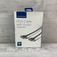 Insignia- 12' VGA Monitor Cable with 3.5mm Audio - Black picture