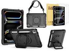 Rotating Case for iPad Pro 11 (M4/M5) 2024/2025 Shockproof Protector with Strap picture