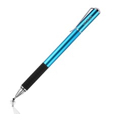 Mixoo 2-in-1 High Precision Stylus (Disc & Fiber Tips 2 in 1 1 pc, Blue  picture