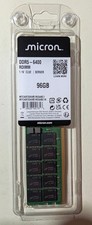 Micron 96GB DDR5 6400MHz PC5-51200 CL52 2Rx4 ECC RDIMM (MTC40F204WS1RC64BC1R) picture