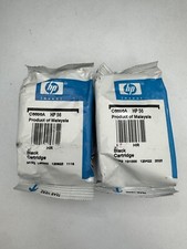 2 pack Oem HP 56 Pack Two Twin Lot Genuine Black Ink Bag C6656a Expired picture