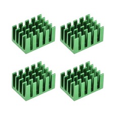 Cross Shaped Notch Heatsinks for MOS GPU IC Chip 4pcs picture