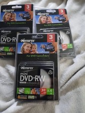 Memorex Mini DVD-RW DISK  Lot 3pk picture