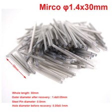 Mirco OD1.4mm Fiber optic Fusion Splice Protection Sleeve Tube 30mm 1000PCS picture