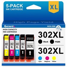 5-Pack 302XL T302XL Ink For Epson Expression Premium XP-6000 XP-6100 picture