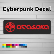 Cyberpunk Arasaka Vinyl Decal (Sticker, Car laptop window tumbler water bottle) picture