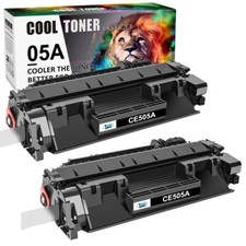 2PK Black CE505A Toner Cartridge For HP 05A LaserJet P2035 P2050 P2035n P2055dn picture