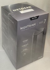 NETGEAR Nighthawk Dual-Band Router WiFi 7 RS180 Black 5.5 Gbps 2500 Sq Ft NEW picture