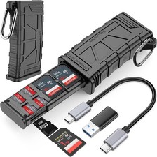 High-Speed SD Card Reader, 2-in-1 SD/Micro SD Card Holder & Reader, USB 3.1 T... picture