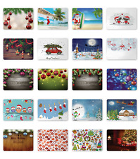 Ambesonne Christmas Theme Mousepad Rectangle Non-Slip Rubber picture