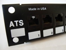 Cat 6, 24 Port with RJ45 In Line Coupler Shielded Patch Panel picture