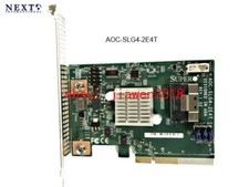 Full Profile Supermicro Dual-Port Gen-4 NVMe Host Bus Adapter AOC-SLG4-2E4T  picture