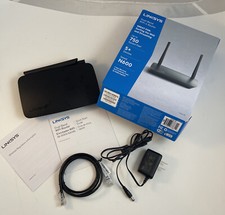 Linksys E2500 V4  WiFi 4 Dual-Band N600 Router E2500-4B - AD0168 picture