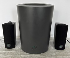 Logitech Soundman  X2 Subwoofer And Satellite Speaker System 3 Piece Set Tested picture