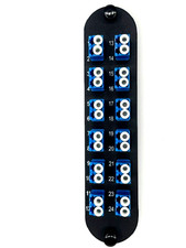 CCH-CP24A9 Equal 12 DX  Fiber Adapter Panel LC 24 Port Vertical Numbered SM UPC picture