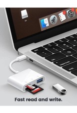 PHONE + Mac Book USBC SD Card Micro SD TF Card Reader Adapter  2 Pack picture