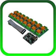 Internet / Ethernet IP 16 Channel Relay Board for Motors, Lights, Doors control picture