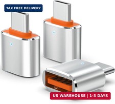 3Pack Upgraded USB C to USB Adapter, High-speed data Transfer, USB C Ma picture