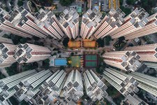Landscape architecture building cityscape skyscraper Custom Gaming Mat Desk picture