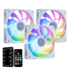 Vetroo SA-140 3-Pack 140mm ARGB & PWM LED PC Computer Case PC Cooling Fans picture