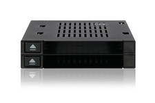 ICY DOCK Dual 2 Bay 2.5” SSD & HDD Dock Tool-Less Hot-Swap SATA / SAS Mobile Rac picture