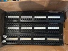 (3) pack lot Superior Modular Products 48-Port A5E Patch Panel E137579 LR90322 picture