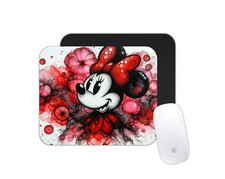 Minnie Mouse Alcohol Ink Mouse Pad | Cartoon Desk Mat Gift for Minnie Fans picture