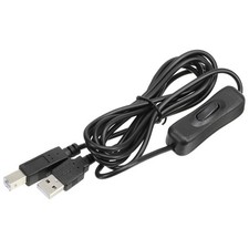 USB Printer Cable ON/Off Switch 2M USB Male to USB B/M Extension Cord picture